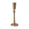 7&#x22; Antique Brass Hand-Forged Metal Taper Candle Holder